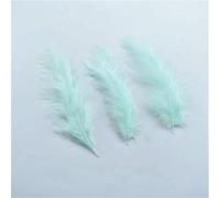 Lote 100 plumas pavo marabú para decoración manualidades atrapasueños materiales para atar moscas(Mint Gn)