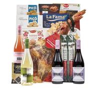 Lote 19: Cesta de Navidad Jamonera con Paleta Reserva y Ibéricos de Bellota - Ibéricos a domicilio gourmet