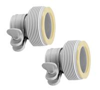 Lote 2 adaptadores b para tubos de 38 mm a 32 mm intex