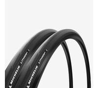 Lote 2 Neumáticos Ciclismo Carretera Michelin Lithion 4 Negro 700x28 Var. Flex. Talla única
