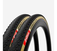 Lote 2 Neumáticos Gravel Vittoria Terreno T30 Beis 700x38 Tanwall Flexibles Talla única