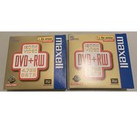 Lote 2 Paquetes Maxell DVD+RW 4.7GB 120min Regrabables 1-4x (10 DVD)