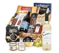 Lote 212: Cesta de Navidad Gourmet con Ibéricos Premium y Vinos Seleccionados - Ibéricos a domicilio gourmet