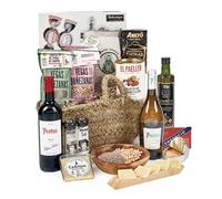 Lote 219: Cesta de Navidad Original con Vinos Protos y Capazo Reutilizable - Ibéricos a domicilio gourmet