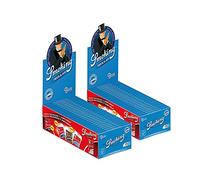 Lote 2x 50 Libritos papel de liar Smoking Blue 70 x 37mm 13gr/mt. 60 hojas/libro