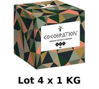 Carbón De Coco Natural 1Kg Cubos - Chicha Narguile / Barbacoa - Larga Duración