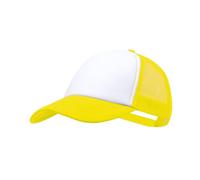 Lote 5 gorras Fluor en el color que tu elijas. Se sirven en 5 unidades por cada color y lote (Amarillo Fluor)