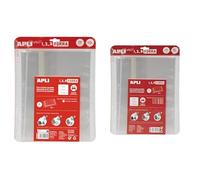 Lote APLI de 15 forros de libro con solapa ajustable de polipropileno de Medida 29 x 53 cm, 75 µ.