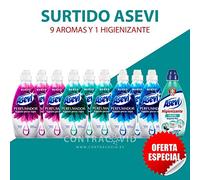 LOTE ASEVI PERFUMADOR ASEVI PARA ROPA 9u X 720ml +HIGIENIZANTE ASEVI ROPA 670 ml