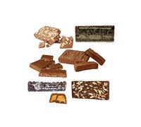 Lote Chocolatero de 7 Turrones y Peladillas de Chocolate. Pack de Turrón - Chocolate con Almendras (2x), Bombones rellenos de Turrón , Chocolate Crujiente, Trufado, Chocolate al Whisky