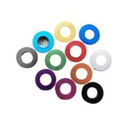 Lote de 10-20 arandelas de junta plana de aluminio de colores M3, M4, M5, M6, M8 y M10 for piezas RC.(M8X16X2 10PCS,Orange)