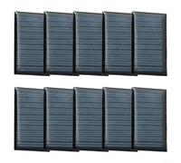 Lote de 10 celdas solares pequeñas de potencia - 5 V 30 mA - 115 x 92 mm DIY Electronics