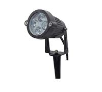 Lote de 10 focos LED COB 3 W/5 W, CA 85-265 V/12 V, con lente una pieza, planos o varilla, for jardín, villa, iluminación exterior(12v-3w-red,B)