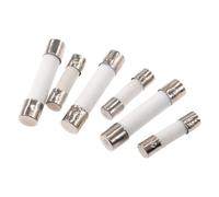 Lote de 10 fusibles cerámicos tubo soplado rápido 5 x 20 mm, 6 30, 250 V, 0,1,2,3, 4, 8, 15, 25 y A(1A)