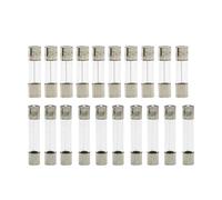 Lote de 10 fusibles de tubo de vidrio de acción rápida de 5x20 mm y 6x30 mm, 250 V, 0,5, 1, 2, 3, 4, 5, 6, 8, 10, 15, 20, 25 y 30 A.(5x20mm,0.5A)