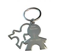 Lote de 10 Llavero para comunión personalizado grabado con nombre y fecha. Llaveros para bautizo - Disponible niño y niña