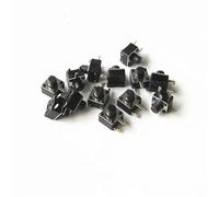 Lote de 10 microinterruptores de 4,5 x 4,5 x 5 mm, con pasador y lado de 3 pies, 4,5 x 4,5 x 5 mm