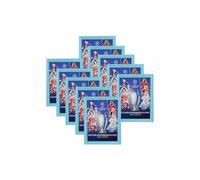 Lote de 10 pegatinas de la Liga de Campeones de la UEFA 2024/25, con 10 bolsas oficiales de 6 pegatinas