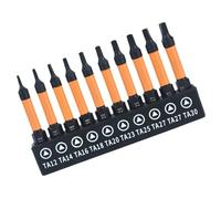 Lote de 10 puntas triangulares para destornillador de gran durabilidad para varios tornillos para técnicos y aficionados