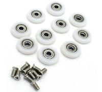 Lote de 10 ruedecillas de puerta de ducha de 22 mm, de la marca YuanQian