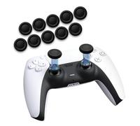 Lote de 10 tapas de Joystick ProFPS de TPE para mandos PS4 y PS5 | Ergonómico, material TPE antideslizante, montaje sin herramientas, reemplazo para joysticks desgastados