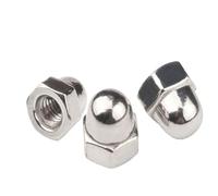 Lote de 10 tuercas ciegas de bellota, M3, M4, M5, M6, M8, M10, M12, M14, M16 y M18, A2-70, de acero inoxidable, decorativas.(M18)