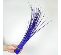 Lote de 10 varillas duras de plumas de avestruz de 45 a 50 cm, accesorios para la cabeza, lomos para manualidades, plumas, etc