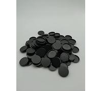 Lote de 100 bases redondas de 25 mm para Warhammer 40k y AoS Games Workshop Wargame Bitz