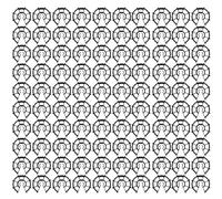 Lote de 100 cuñas de refuerzo para hierro para hormigón, de 6 a Ø12, revestimiento de espesor de 20 mm, para fijación vertical, losa armada, accesorios de encofrado de clips, plástico, negro