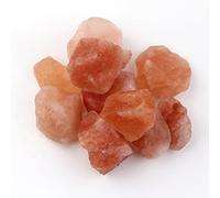 Lote de 100 g de piedra natural de cuarzo de cristal rugoso crudo amatista, citrino, fluorita, mineral, decoración de jardín, piedra de sal naranja