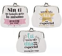 Lote de 100 MonederosFrases Gracias por Venir - Monederos con Frases Divertidas para Detalles y Regalos de Bodas, Bautizos y Comuniones Invitados