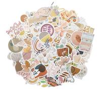 Lote de 100 pegatinas vintage etéticas estilo bohemio Accesorios de scrapbooking para bolsas de teléfono móvil, ordenador portátil, monopatín
