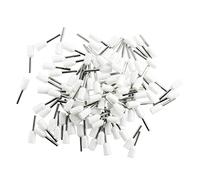 Lote de 100 puntas de cable aisladas de 0,50 mm² blancas