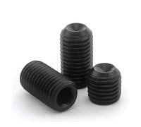 Lote de 100 tornillos sin cabeza de acero al carbono, M2, M2.5, M3, M4, M5, M6, M8 y M10, con zócalo hexagonal y dureza 12,9.(8mm x100pcs,M5)