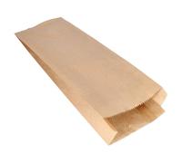 Lote de 1000 bolsas de papel de estraza de 42 cm x 15 cm x 7 cm, color marrón, 3 kg