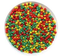 Lote de 1000 cuentas de cristal checo de 15 g y 2 mm de colores variados para hacer pulseras, collares y pendientes, espaciadores para accesorios de joyería (mezcla de 2 mm, aproximadamente 15 g y 2