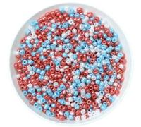 Lote de 1000 cuentas de cristal checo de 15 g y 2 mm de colores variados para pulseras, collares y pendientes, espaciadores para accesorios de joyería (mezcla de 26, aproximadamente 15 g y 2 mm).