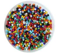 Lote de 1000 cuentas de cristal checo de 15 g y 2 mm de colores variados para pulseras, collares y pendientes, espaciadores para accesorios de joyería (mezcla de 2mm, aproximadamente 15 g y 2 mm).
