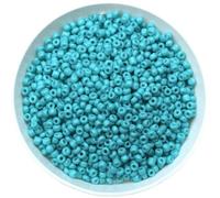 Lote de 1000 cuentas de cristal checo de 15 g y 2 mm de colores variados para pulseras, collares y pendientes, espaciadores para accesorios de joyería, 2mm de largo (aprox. 15 g - 2 mm).