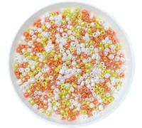 Lote de 1000 cuentas de cristal checo de 15 g y 2 mm de colores variados para pulseras, collares y pendientes, espaciadores para accesorios de joyería (2 mm, mezcla 27, aproximadamente 15 g, aproxim