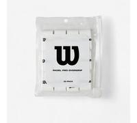 Overgrip Wilson Pádel Pro, Paquete de 12, Blanco