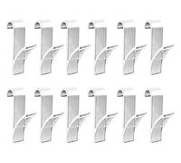 Lote de 12 ganchos redondos de Wenko para radiadores horizontales y secadores de toallas