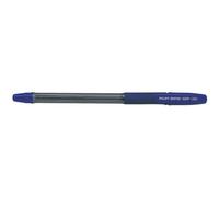 Lote de 12 Pilot - Bolígrafo Bps-Gp-Xb - punta extra ancha - Cuerpo cristal con agarre antideslizante y tapa - tinta azul