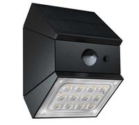 Lote de 2 apliques de pared solares con forma personalizable, LED, 2 luces de pared con sensor de movimiento H10 cm