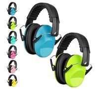 Lote de 2 Auriculares Antirruido para Niños, SNR 26dB Auriculares Antirruido para Niños de 3 a 16 años, Estudiantes, Auriculares Antirruido Fácilmente Ajustables y Plegables para Autismo, TDAH, Fuegos
