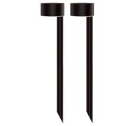 Lumisky Lote de 2 balizas solares para pinchar, LED, color blanco cálido, 2 x FORTY H 30 cm