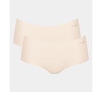 Lote de 2 bóxer Zero Microfibre Mujer Talla XL. Color Beige
