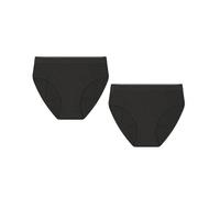 Lote de 2 braguitas menstruales flujo abundante junior Niña Talla 150 cm (12 años). Color Negro