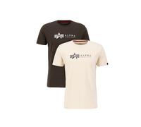 Lote de 2 camisetas Alpha Industries Alpha Label S