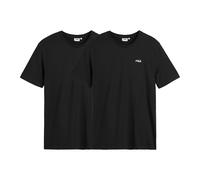Lote de 2 camisetas de manga corta foundation Hombre Talla S. Color Negro